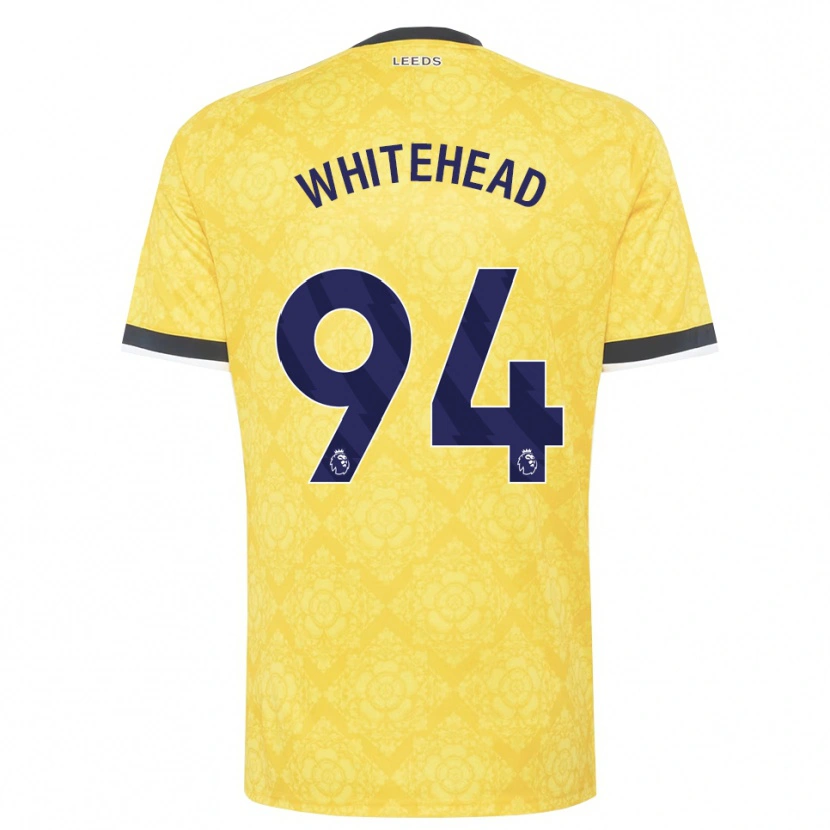 Danxen Homem Camisola Loui Whitehead #94 Amarelo Branco Preto Alternativa 2026/27 Camisa Brasil