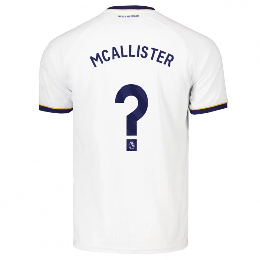 Danxen Homem Camisola Sean Mcallister #0 Midnightblue Branco Amarelo Alternativa 2026/27 Camisa Brasil