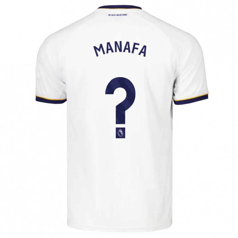 Danxen Homem Camisola Saja Manafa #0 Midnightblue Branco Amarelo Alternativa 2026/27 Camisa Brasil