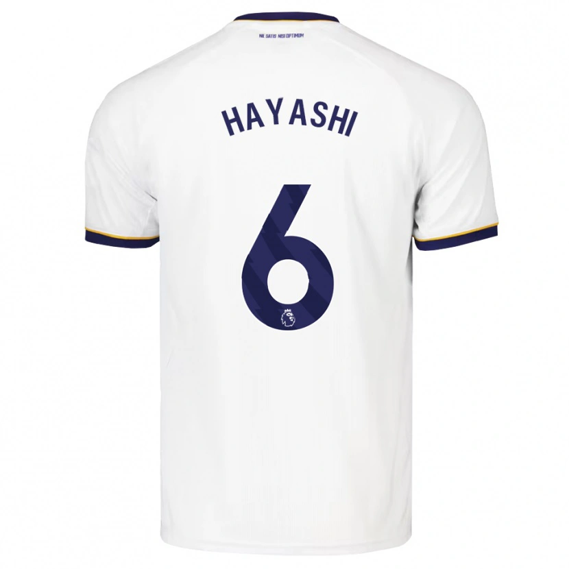 Danxen Homem Camisola Honoka Hayashi #6 Midnightblue Branco Amarelo Alternativa 2026/27 Camisa Brasil