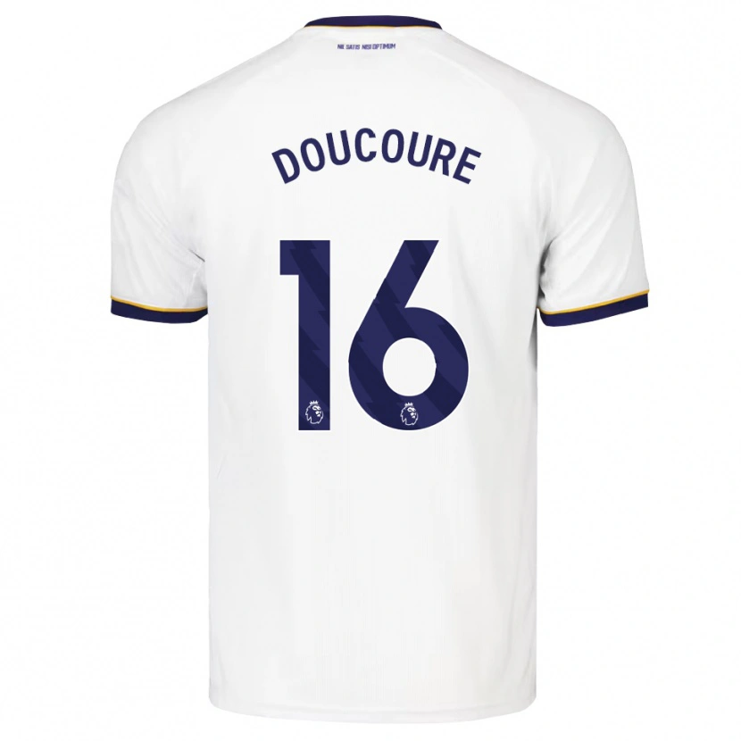 Danxen Homem Camisola Abdoulaye Doucoure #16 Midnightblue Branco Amarelo Alternativa 2026/27 Camisa Brasil