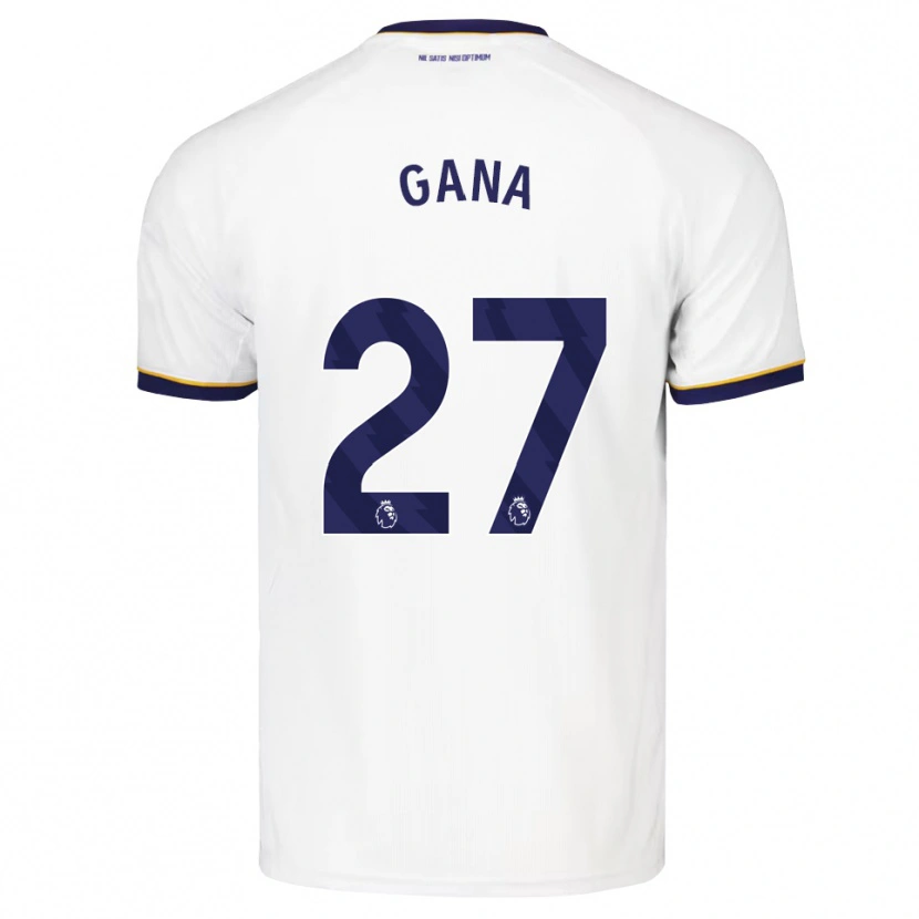 Danxen Homem Camisola Idrissa Gueye #27 Midnightblue Branco Amarelo Alternativa 2026/27 Camisa Brasil