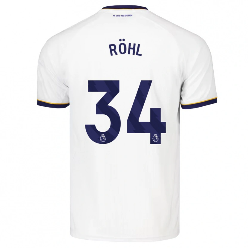 Danxen Homem Camisola Merlin Röhl #34 Midnightblue Branco Amarelo Alternativa 2026/27 Camisa Brasil