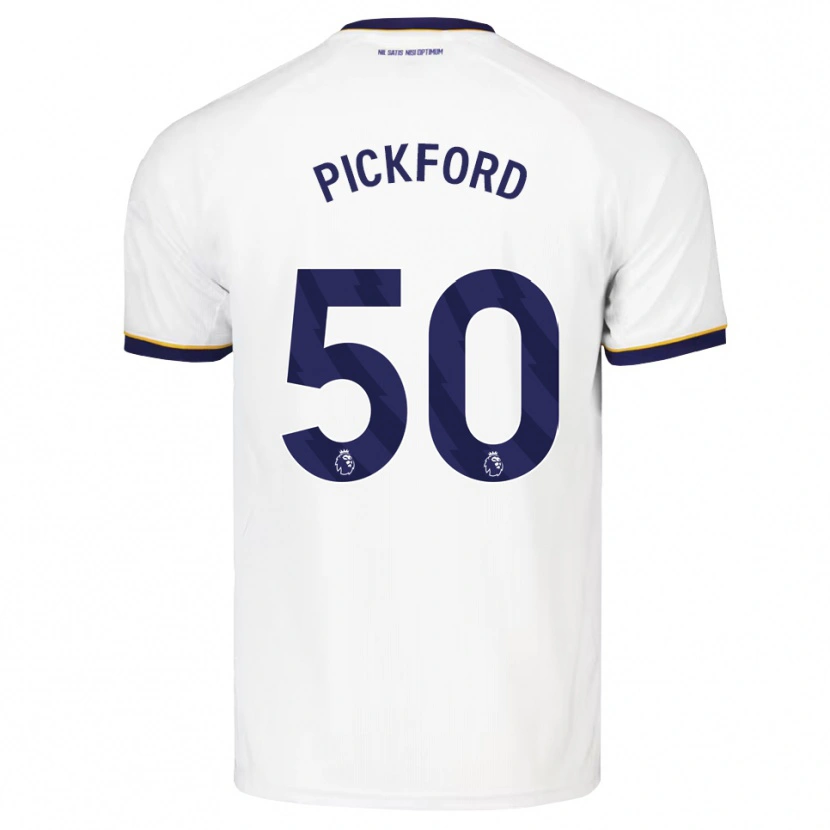 Danxen Homem Camisola George Pickford #50 Midnightblue Branco Amarelo Alternativa 2026/27 Camisa Brasil