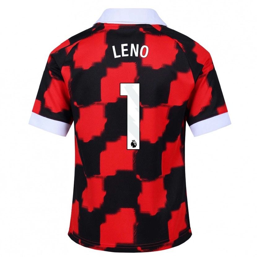Danxen Homem Camisola Bernd Leno #1 Vermelho Branco Preto Alternativa 2026/27 Camisa Brasil