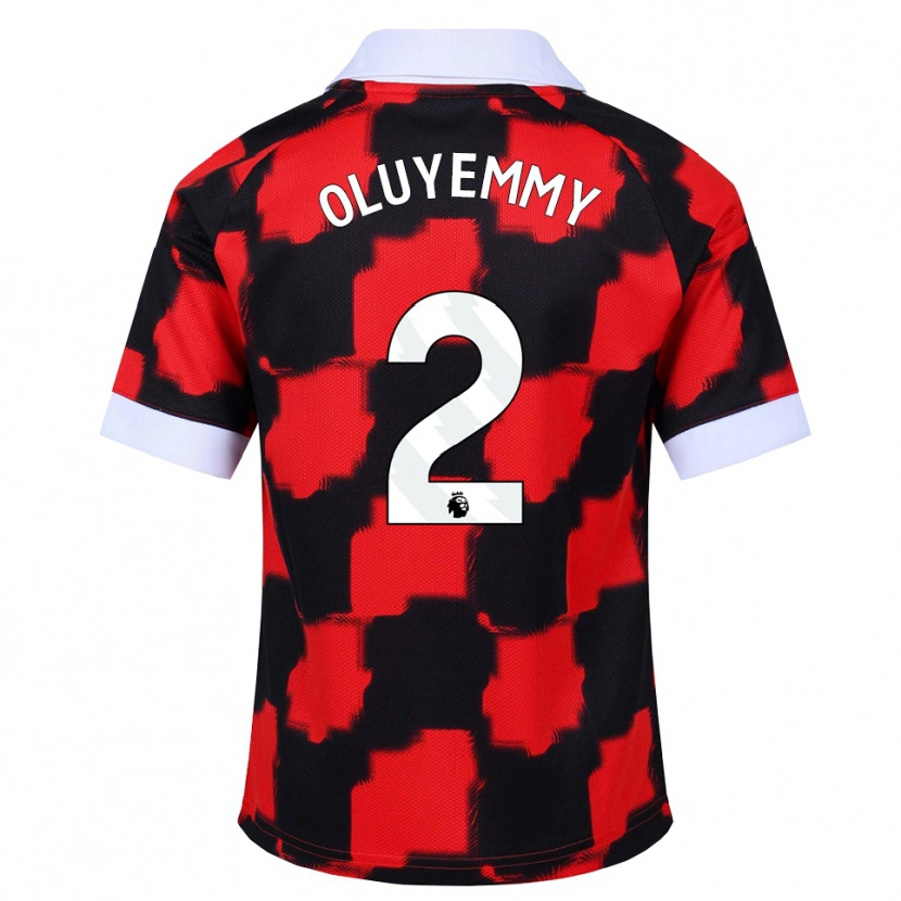 Danxen Homem Camisola Benjamin Oluyemmy #2 Vermelho Branco Preto Alternativa 2026/27 Camisa Brasil