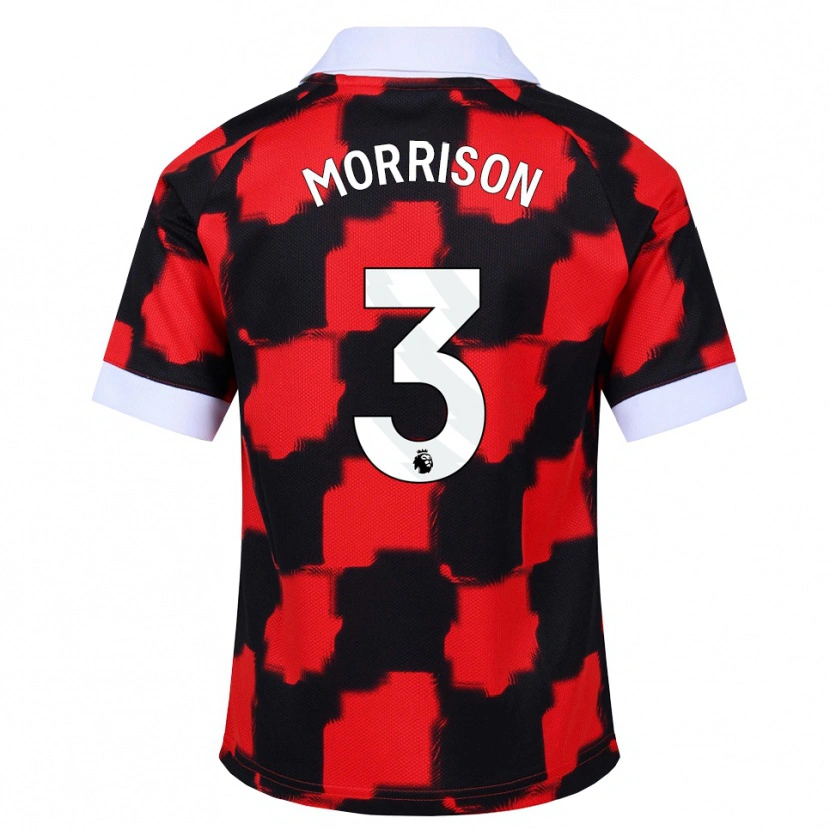 Danxen Homem Camisola Kymarley Morrison #3 Vermelho Branco Preto Alternativa 2026/27 Camisa Brasil