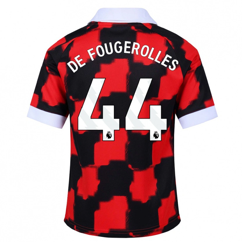 Danxen Homem Camisola Luc De Fougerolles #44 Vermelho Branco Preto Alternativa 2026/27 Camisa Brasil