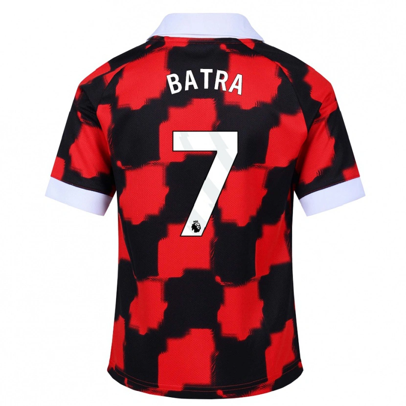 Danxen Homem Camisola Anand Batra #7 Vermelho Branco Preto Alternativa 2026/27 Camisa Brasil