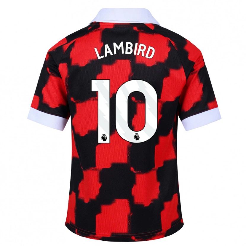 Danxen Homem Camisola Lilly Lambird #10 Vermelho Branco Preto Alternativa 2026/27 Camisa Brasil