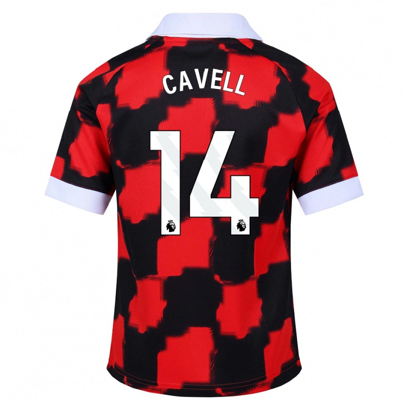 Danxen Homem Camisola Tarrell Cavell #14 Vermelho Branco Preto Alternativa 2026/27 Camisa Brasil
