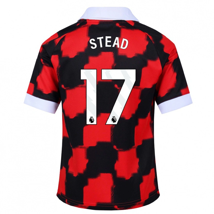 Danxen Homem Camisola Kayleigh Stead #17 Vermelho Branco Preto Alternativa 2026/27 Camisa Brasil