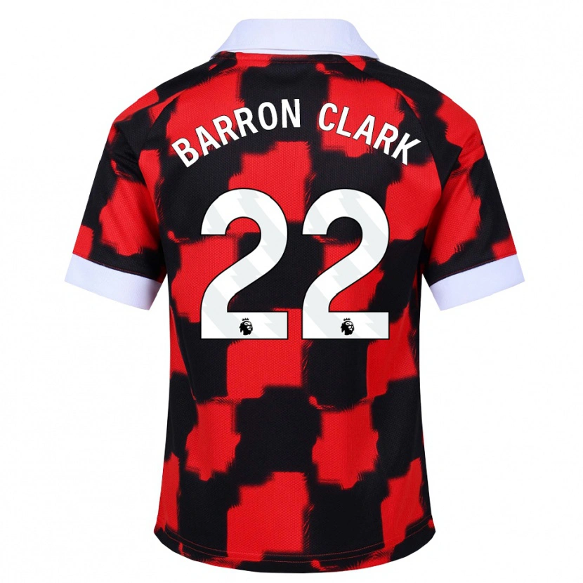 Danxen Homem Camisola Betty Barron-Clark #22 Vermelho Branco Preto Alternativa 2026/27 Camisa Brasil