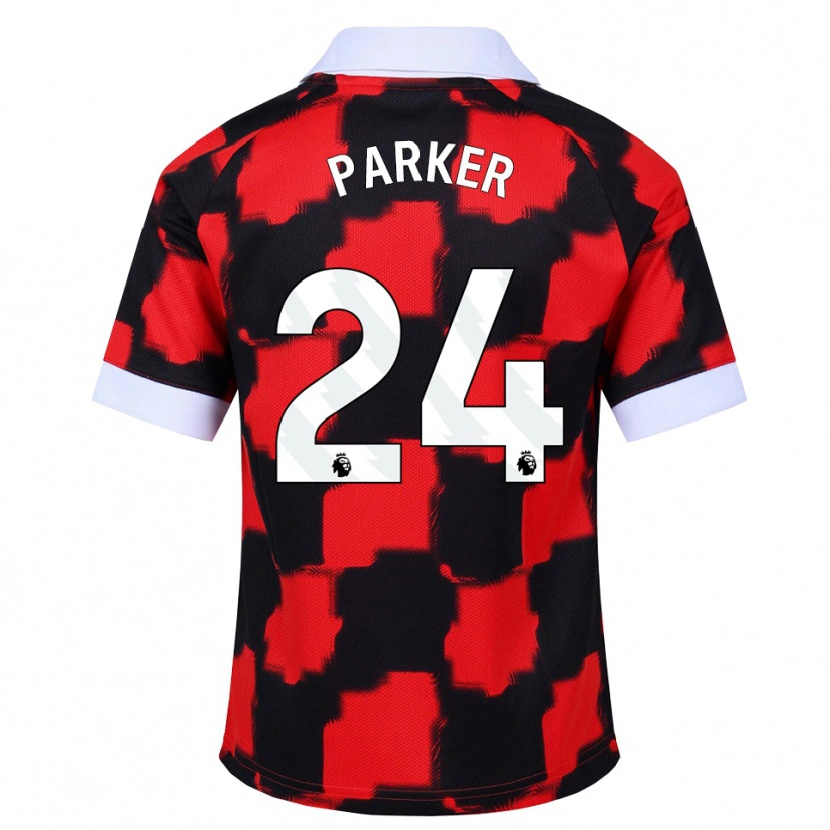 Danxen Homem Camisola Beau Parker #24 Vermelho Branco Preto Alternativa 2026/27 Camisa Brasil