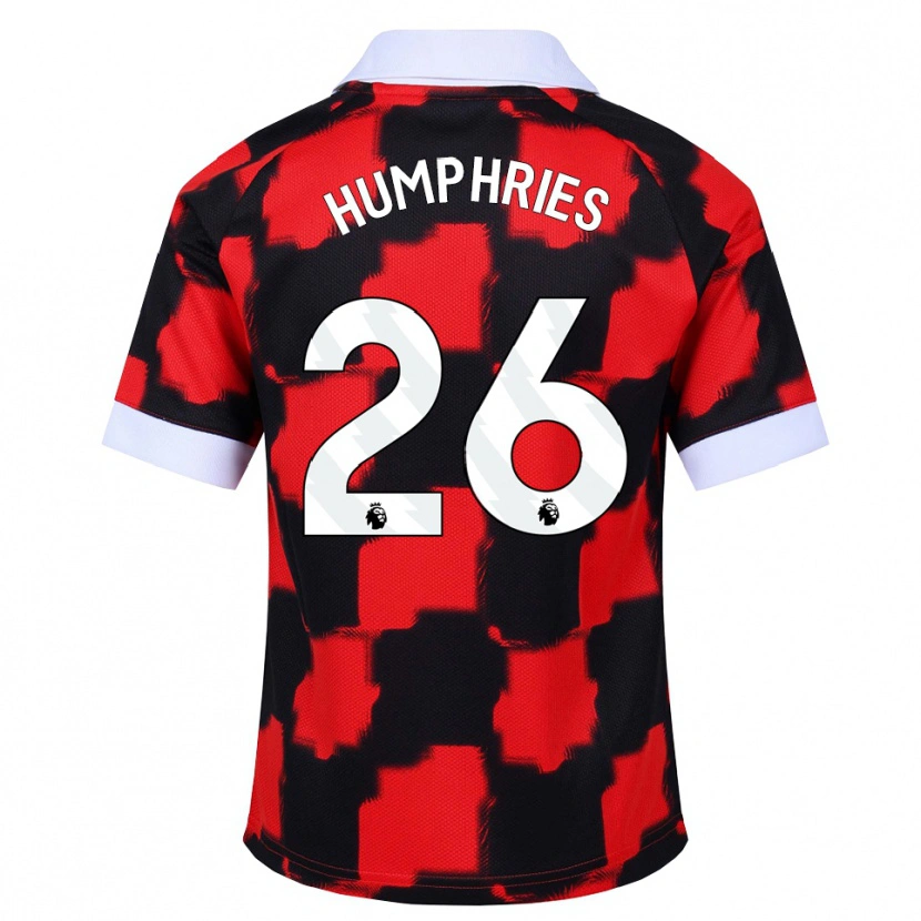 Danxen Homem Camisola Marni Humphries #26 Vermelho Branco Preto Alternativa 2026/27 Camisa Brasil