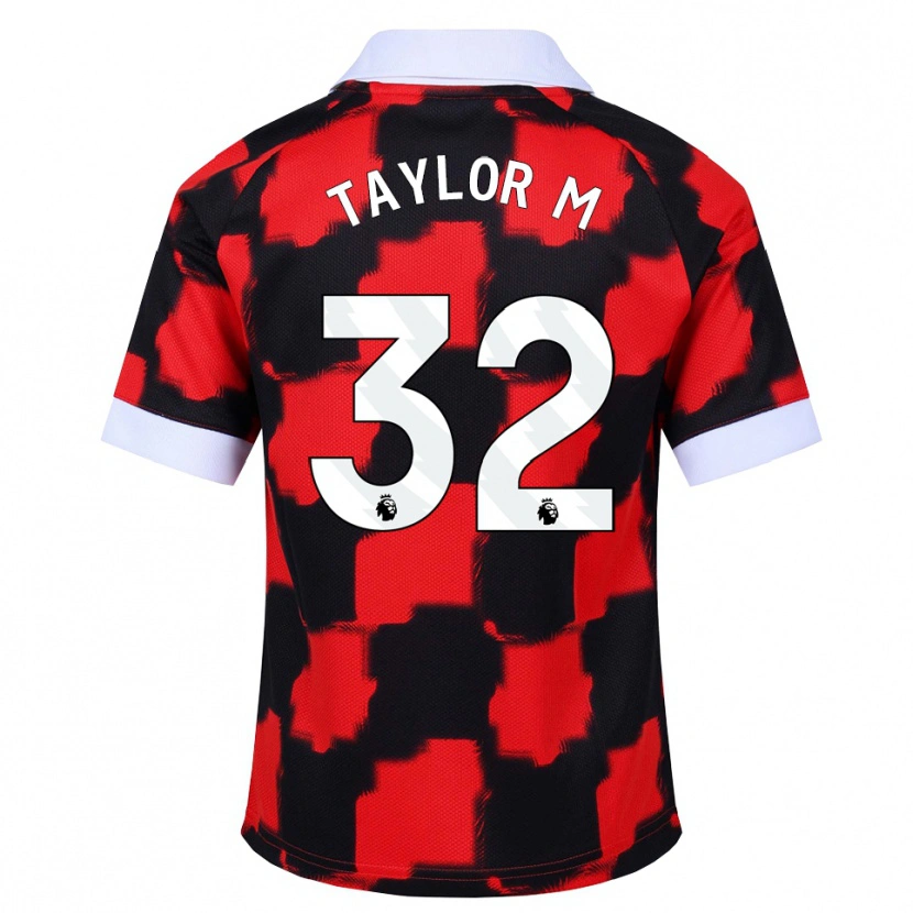 Danxen Homem Camisola Belle Taylor-M #32 Vermelho Branco Preto Alternativa 2026/27 Camisa Brasil