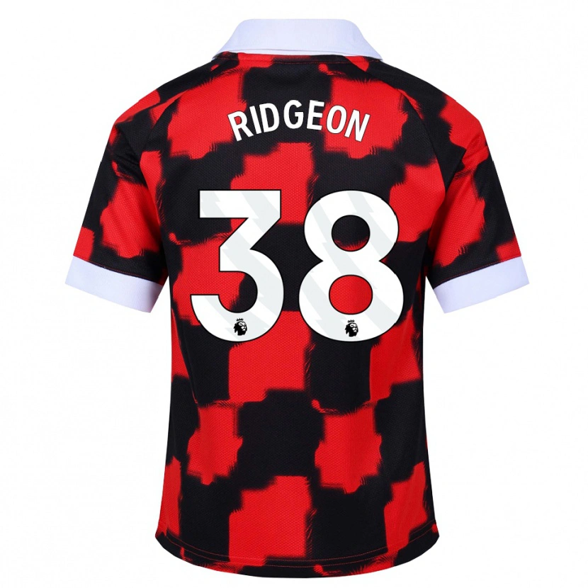 Danxen Homem Camisola Seth Ridgeon #38 Vermelho Branco Preto Alternativa 2026/27 Camisa Brasil