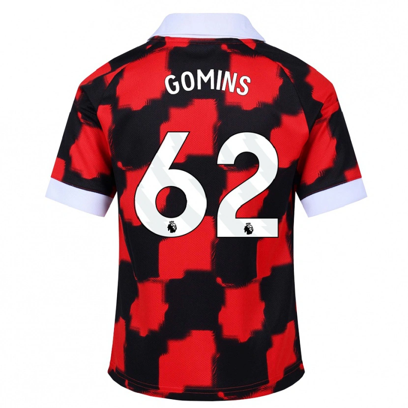 Danxen Homem Camisola Markuss Gomins #62 Vermelho Branco Preto Alternativa 2026/27 Camisa Brasil