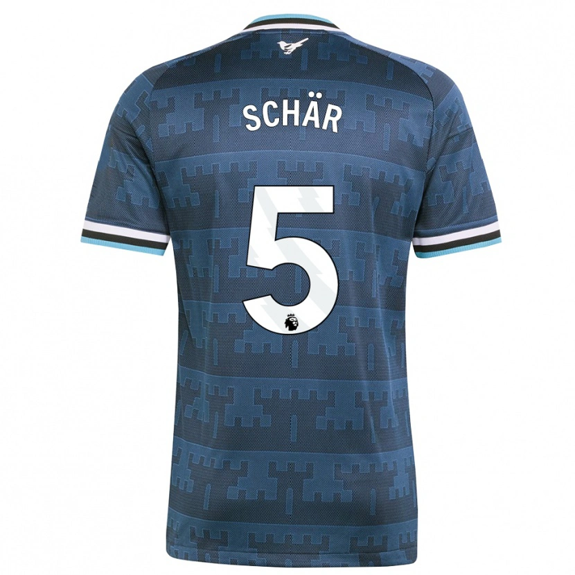 Danxen Homem Camisola Fabian Schär #5 Amarelo Preto Azul Alternativa 2026/27 Camisa Brasil
