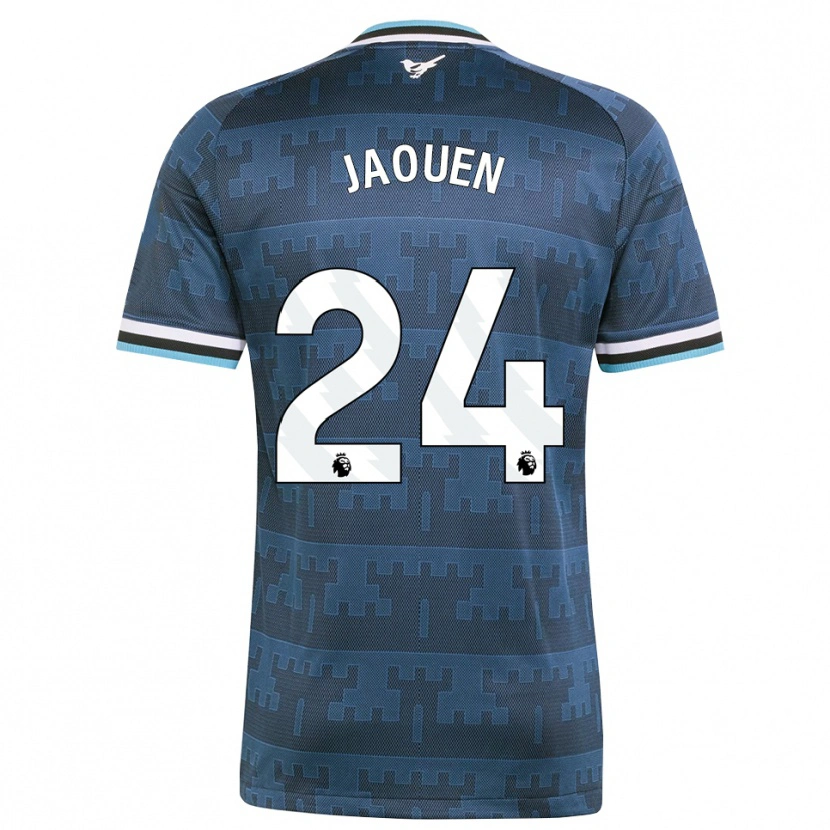 Danxen Homem Camisola Ewen Jaouen #24 Amarelo Preto Azul Alternativa 2026/27 Camisa Brasil