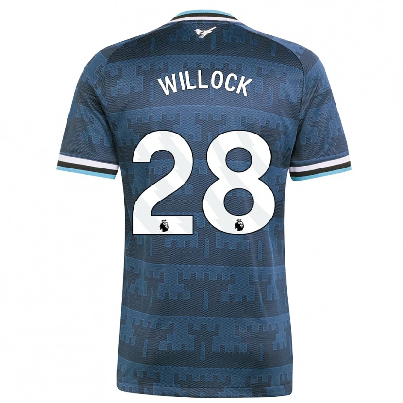 Danxen Homem Camisola Joe Willock #28 Amarelo Preto Azul Alternativa 2026/27 Camisa Brasil