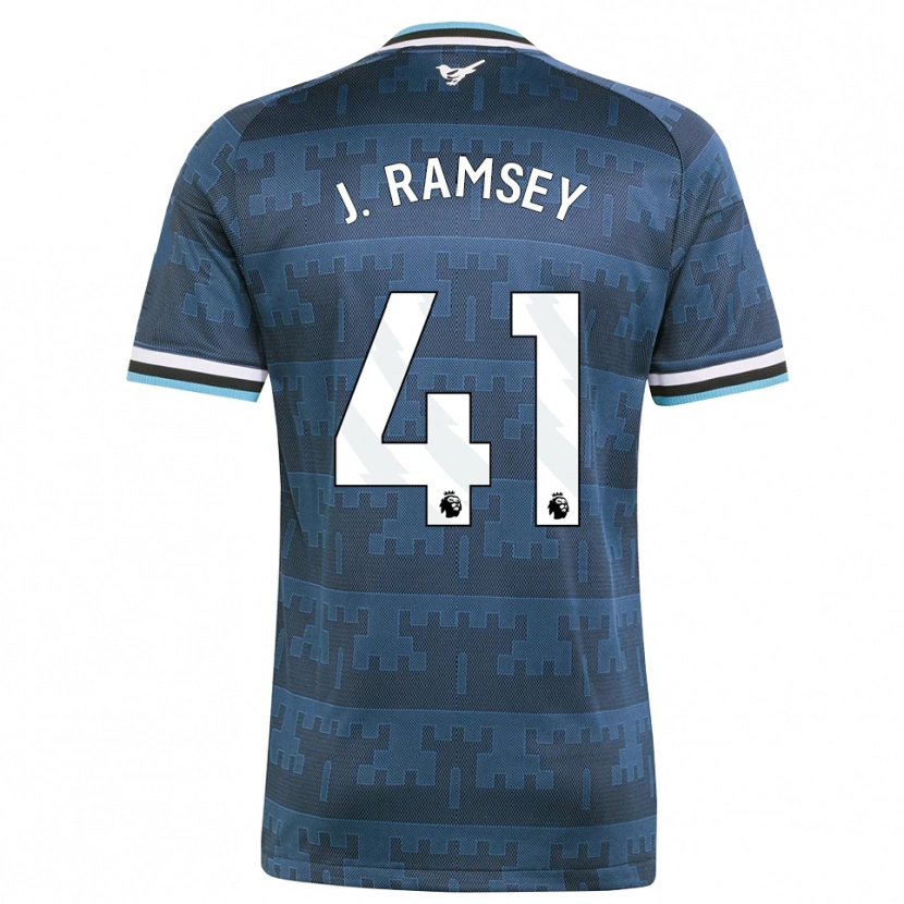Danxen Homem Camisola Jacob Ramsey #41 Amarelo Preto Azul Alternativa 2026/27 Camisa Brasil