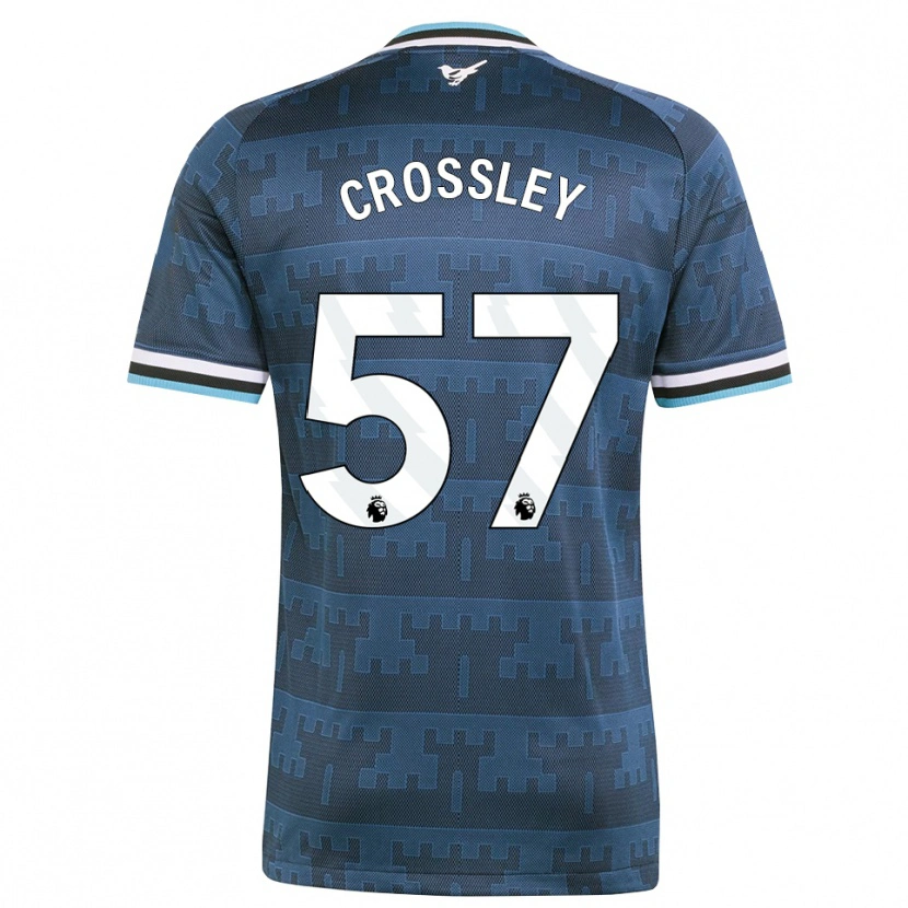Danxen Homem Camisola Kyle Crossley #57 Amarelo Preto Azul Alternativa 2026/27 Camisa Brasil
