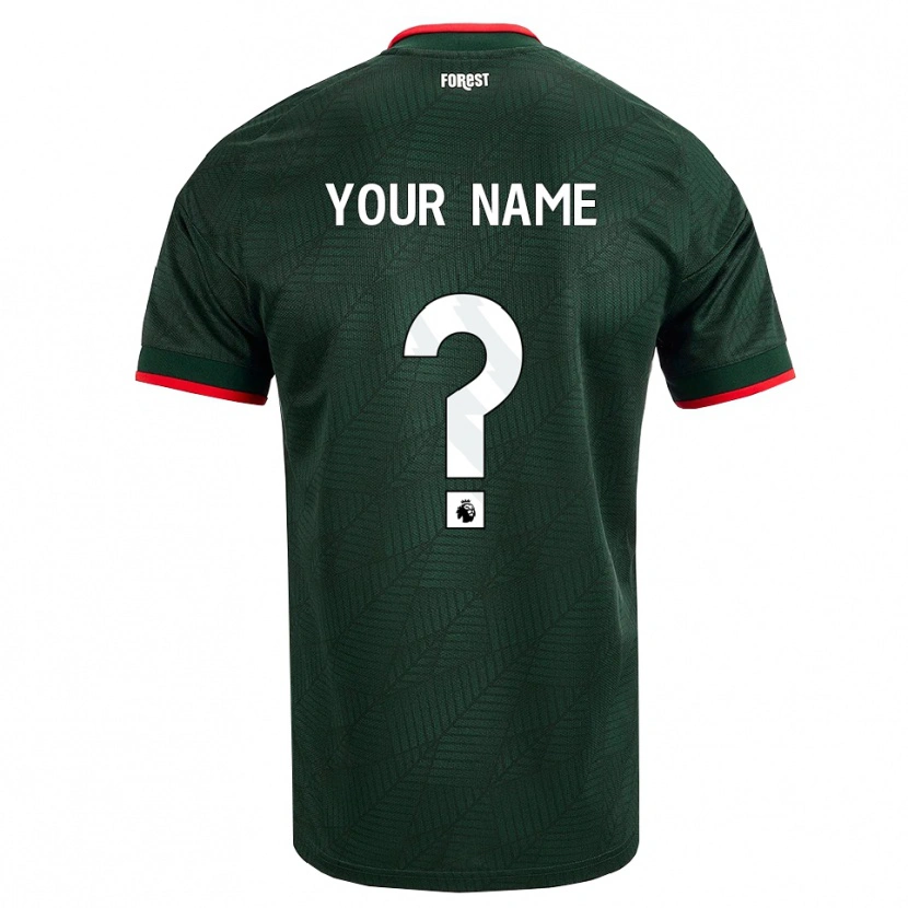 Danxen Homem Camisola Seu Nome #0 Verde Escuro Vermelho Alternativa 2026/27 Camisa Brasil