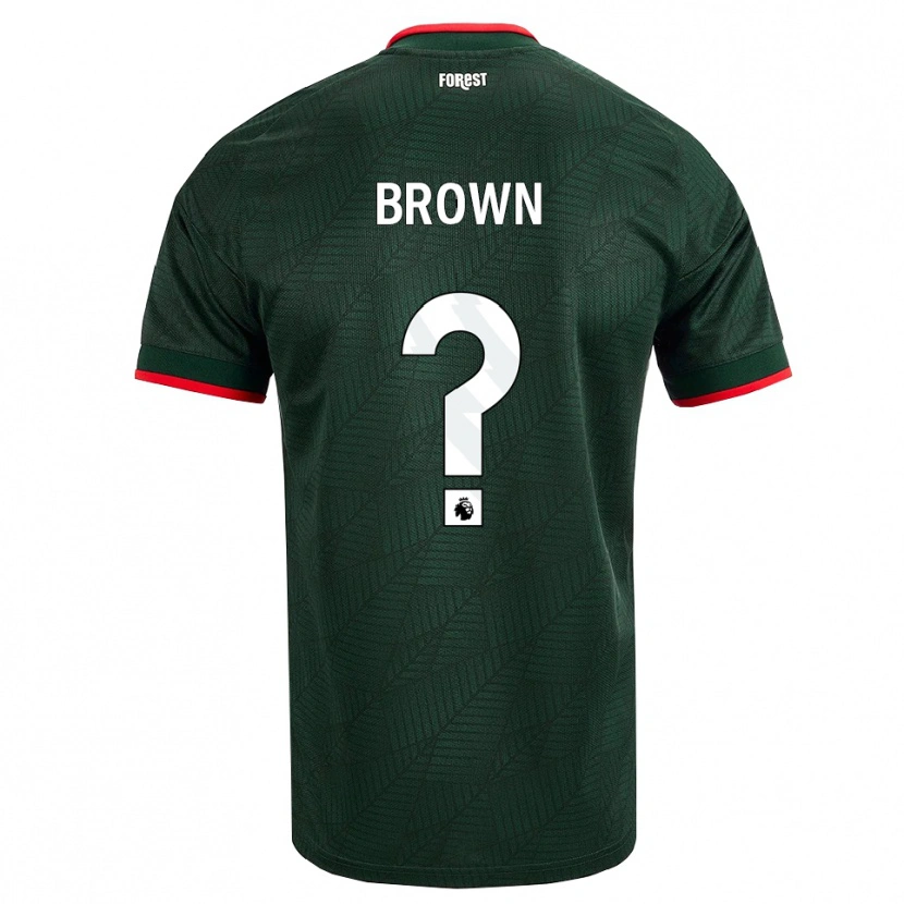 Danxen Homem Camisola Kasen Brown #0 Verde Escuro Vermelho Alternativa 2026/27 Camisa Brasil