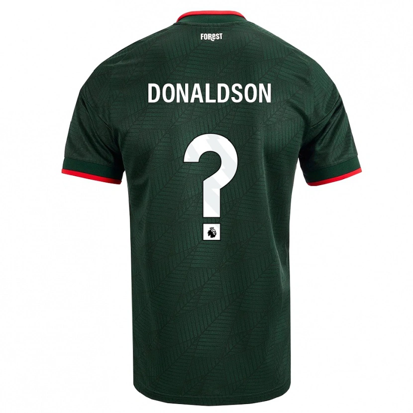 Danxen Homem Camisola Mason Donaldson #0 Verde Escuro Vermelho Alternativa 2026/27 Camisa Brasil