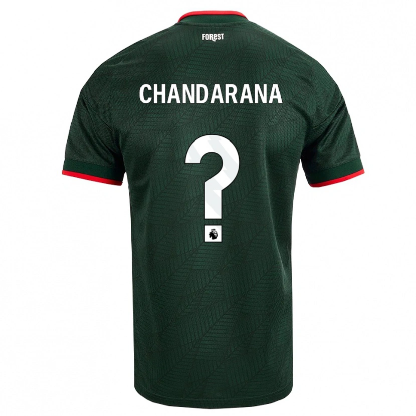 Danxen Homem Camisola Millie Chandarana #0 Verde Escuro Vermelho Alternativa 2026/27 Camisa Brasil