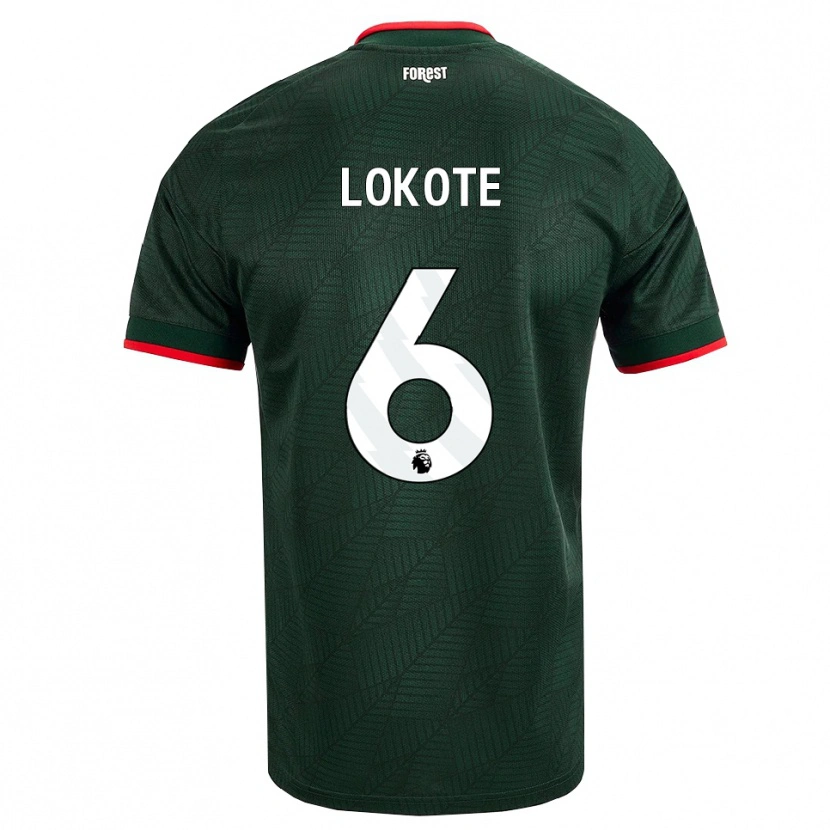 Danxen Homem Camisola Eleazar Lokote #6 Verde Escuro Vermelho Alternativa 2026/27 Camisa Brasil