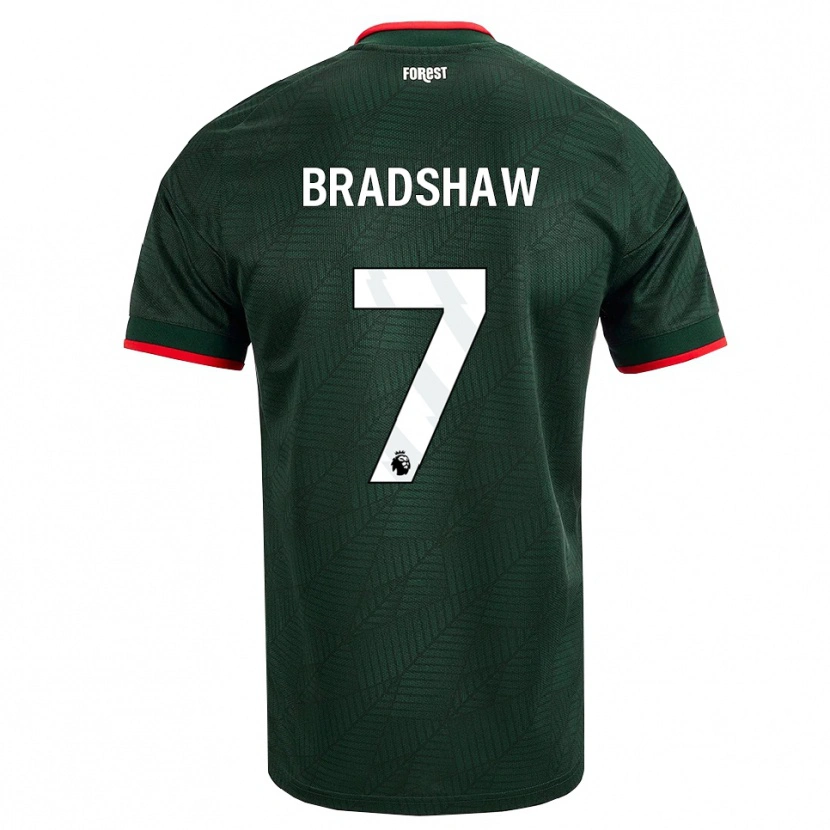 Danxen Homem Camisola Kanye Bradshaw #7 Verde Escuro Vermelho Alternativa 2026/27 Camisa Brasil