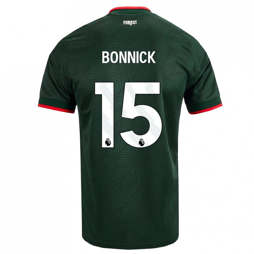 Danxen Homem Camisola Azae Bonnick #15 Verde Escuro Vermelho Alternativa 2026/27 Camisa Brasil