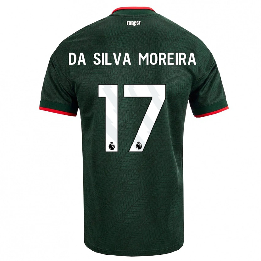 Danxen Homem Camisola Eric Da Silva Moreira #17 Verde Escuro Vermelho Alternativa 2026/27 Camisa Brasil