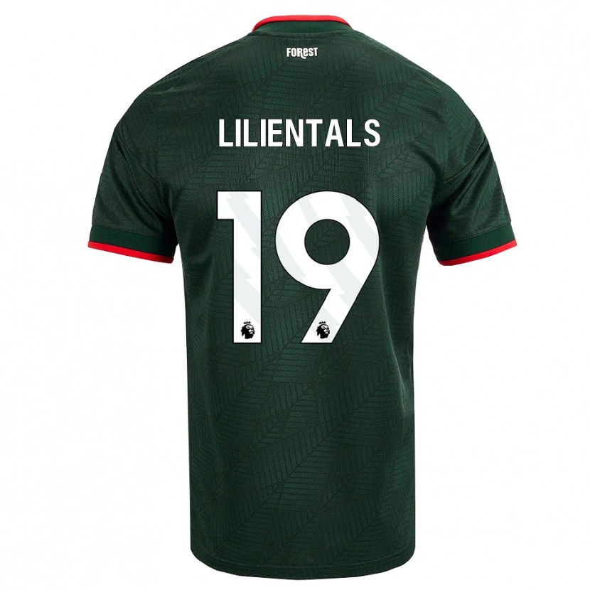 Danxen Homem Camisola Matiss Lilientals #19 Verde Escuro Vermelho Alternativa 2026/27 Camisa Brasil