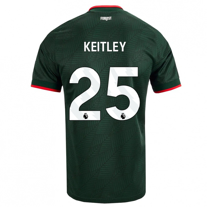 Danxen Homem Camisola Alice Keitley #25 Verde Escuro Vermelho Alternativa 2026/27 Camisa Brasil