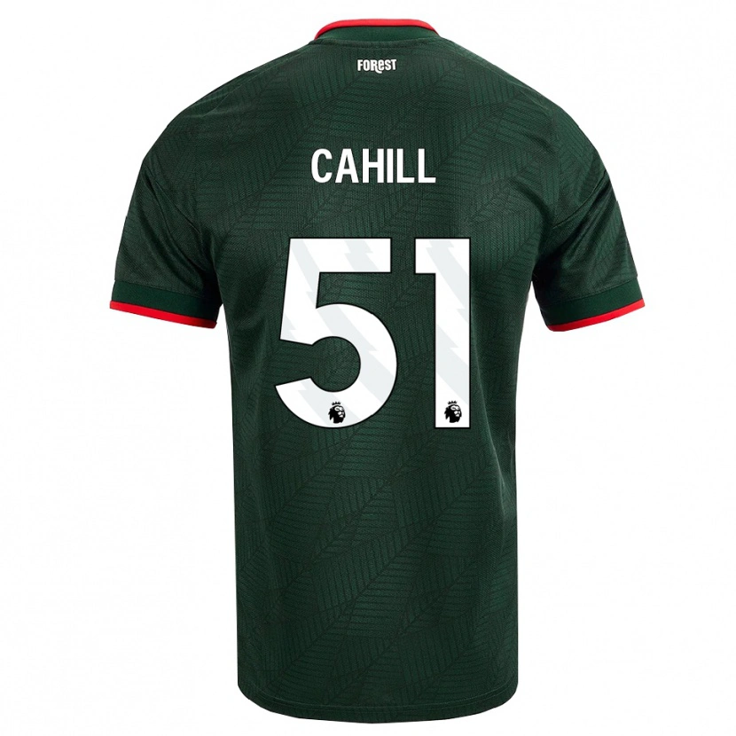 Danxen Homem Camisola Shae Cahill #51 Verde Escuro Vermelho Alternativa 2026/27 Camisa Brasil