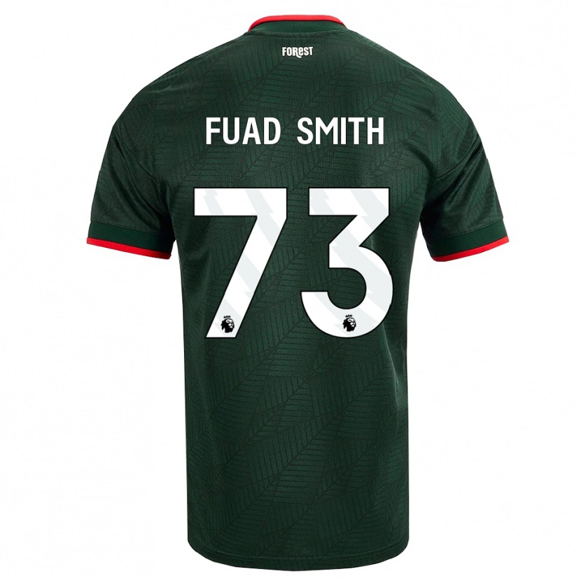 Danxen Homem Camisola Fuad Smith #73 Verde Escuro Vermelho Alternativa 2026/27 Camisa Brasil