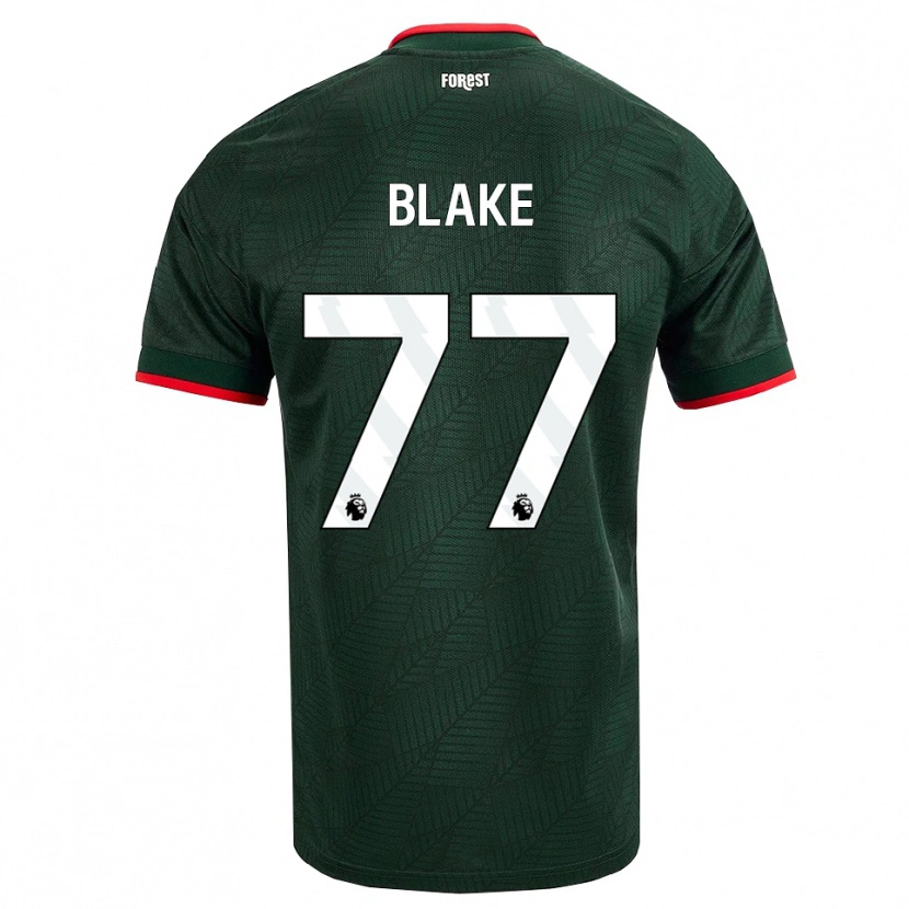 Danxen Homem Camisola Zyan Blake #77 Verde Escuro Vermelho Alternativa 2026/27 Camisa Brasil