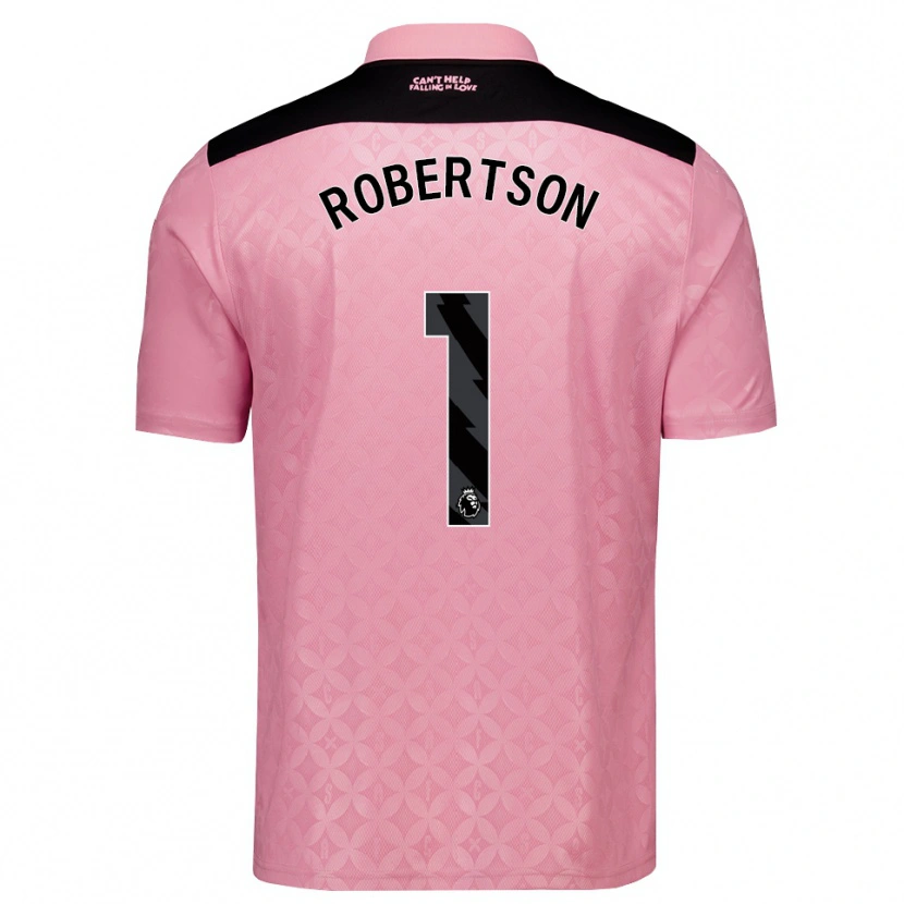 Danxen Homem Camisola Finley Robertson #1 Lightpink Preto Alternativa 2026/27 Camisa Brasil