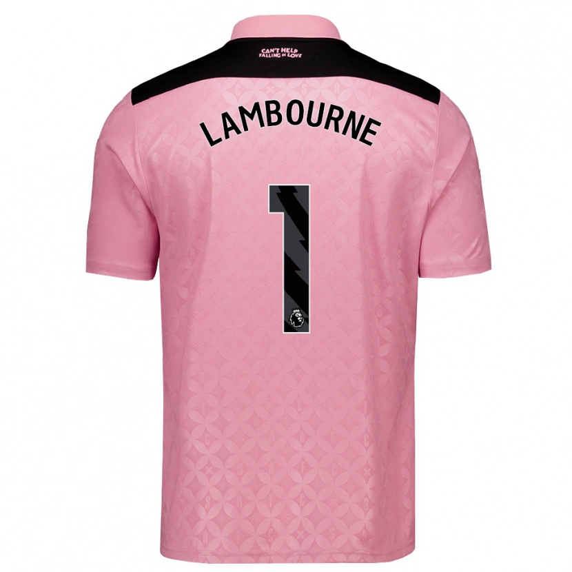 Danxen Homem Camisola Demi Lambourne #1 Lightpink Preto Alternativa 2026/27 Camisa Brasil