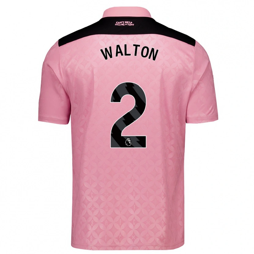 Danxen Homem Camisola Robert Walton #2 Lightpink Preto Alternativa 2026/27 Camisa Brasil