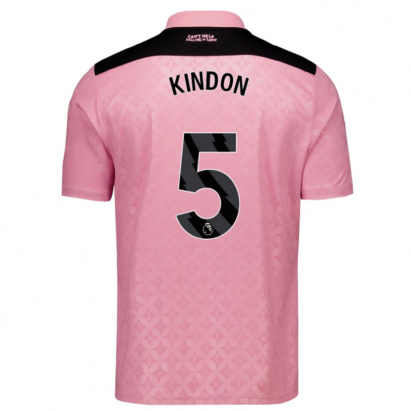 Danxen Homem Camisola Ben Kindon #5 Lightpink Preto Alternativa 2026/27 Camisa Brasil