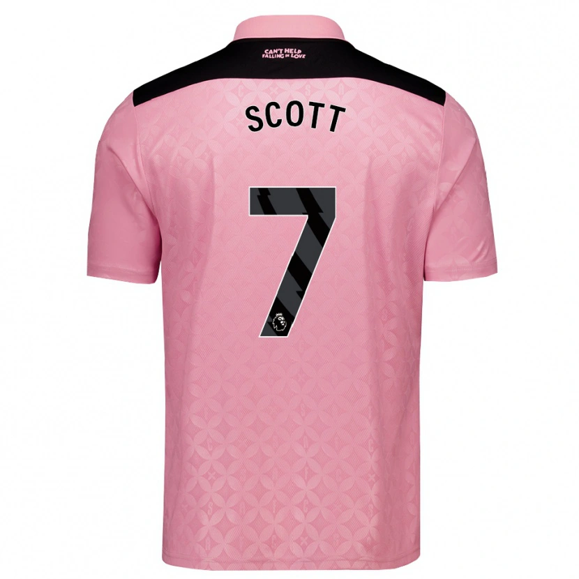 Danxen Homem Camisola Felix Scott #7 Lightpink Preto Alternativa 2026/27 Camisa Brasil