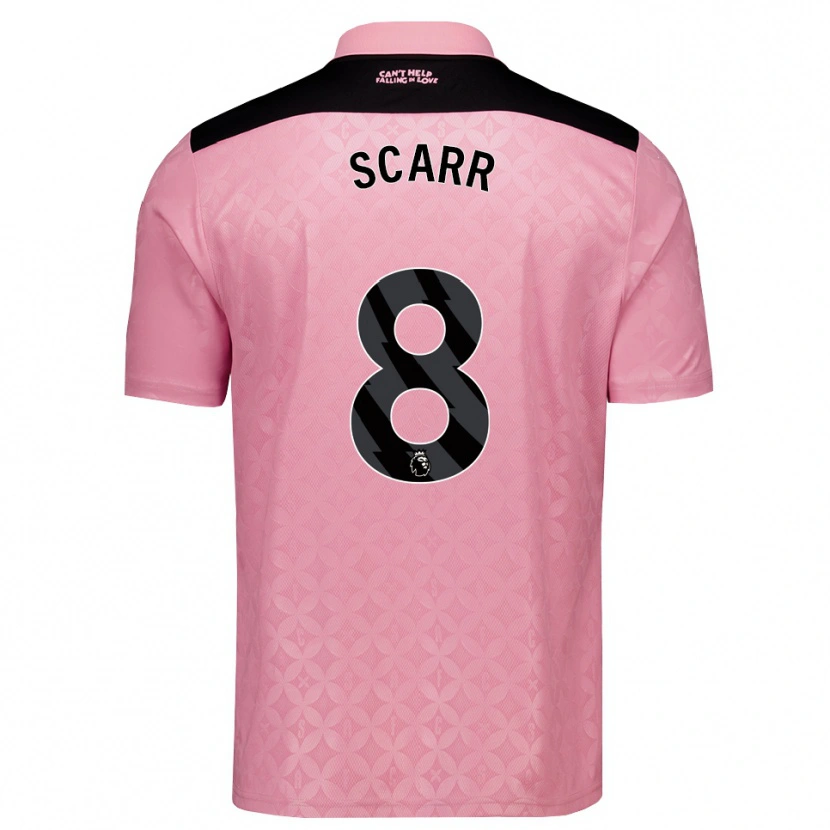 Danxen Homem Camisola Emily Scarr #8 Lightpink Preto Alternativa 2026/27 Camisa Brasil