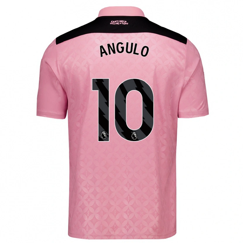 Danxen Homem Camisola Nilson Angulo #10 Lightpink Preto Alternativa 2026/27 Camisa Brasil