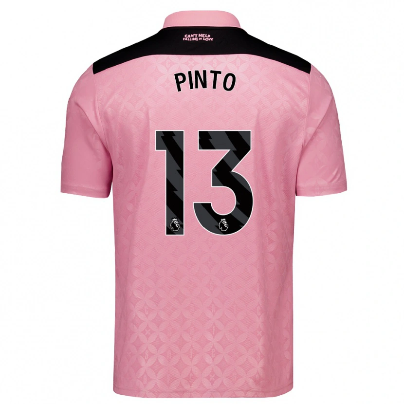 Danxen Homem Camisola Elias Pinto #13 Lightpink Preto Alternativa 2026/27 Camisa Brasil