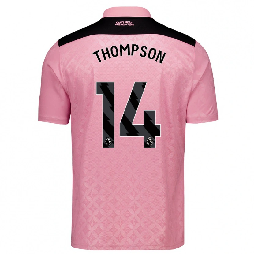 Danxen Homem Camisola Harvey Thompson #14 Lightpink Preto Alternativa 2026/27 Camisa Brasil