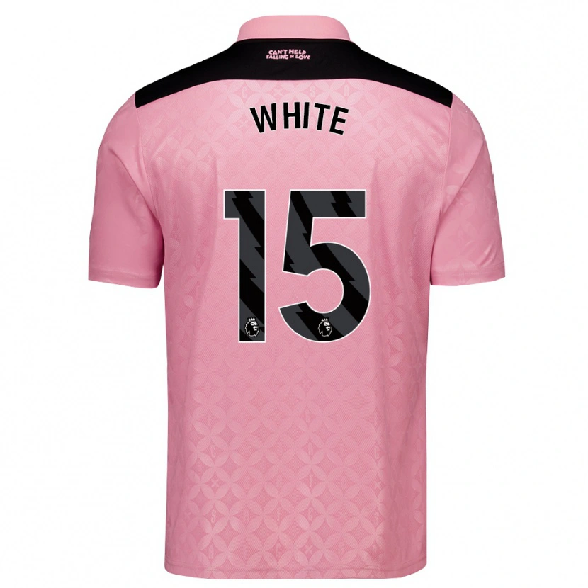 Danxen Homem Camisola Noah White #15 Lightpink Preto Alternativa 2026/27 Camisa Brasil